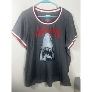 Jaws Movie T-Shirt Universal Studios Men’s Grey Vintage Y2K Rare Tee Size L